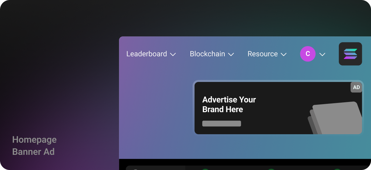 Homepage Banner Ad